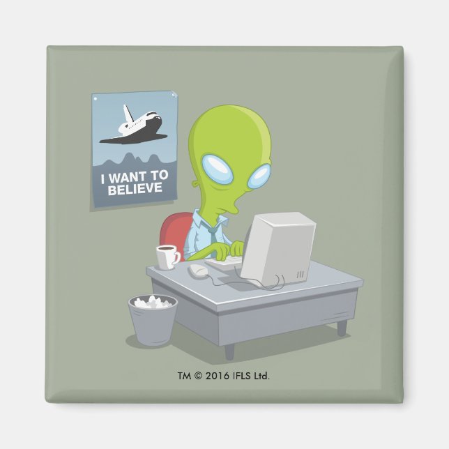 Jag vill tro magnet (Framsidan)