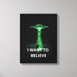 Jag vill tro, Movie Retro 90-talet, Alien UFO Canvastryck