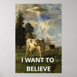 Jag vill tro, Movie Retro 90-talet, Alien UFO Poster