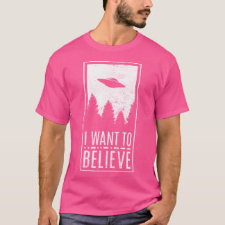 Jag vill tro på Alien Hunter Conspiracy Theo T Shirt