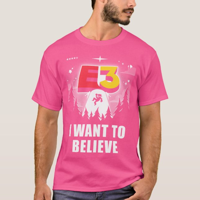 Jag vill tro på E3 T Shirt (Framsida)