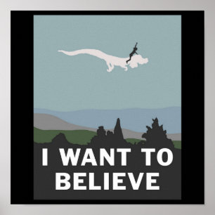 Jag vill tro på Falkor Poster