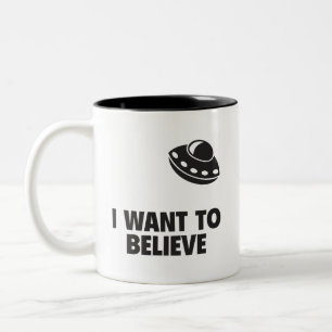 Jag vill tro på kaffe Mugg