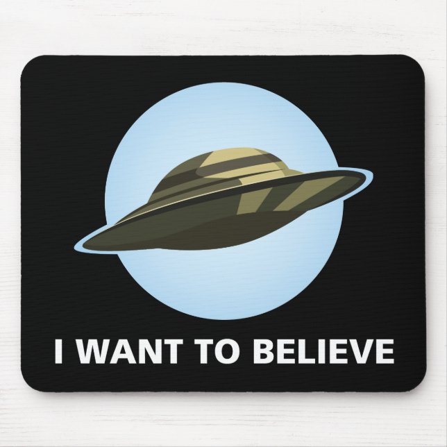 Jag vill tro på musslan musmatta (Framsidan)