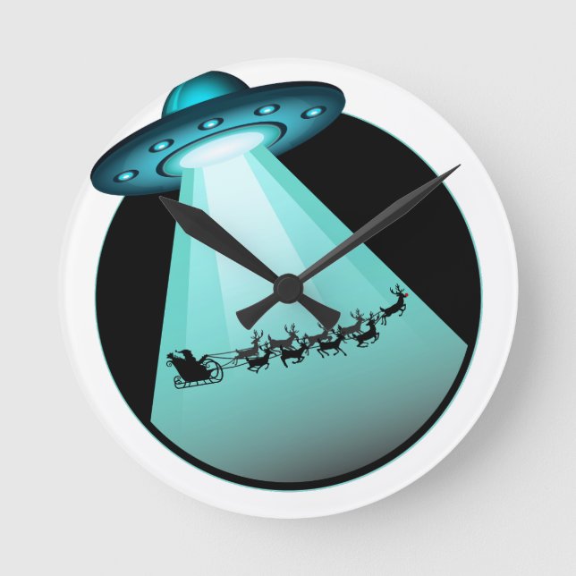 Jag vill tro på tomten rund klocka (Framsida)