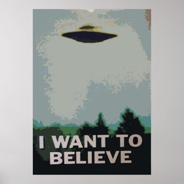 Jag vill tro på X-filer Poster (Framsidan)