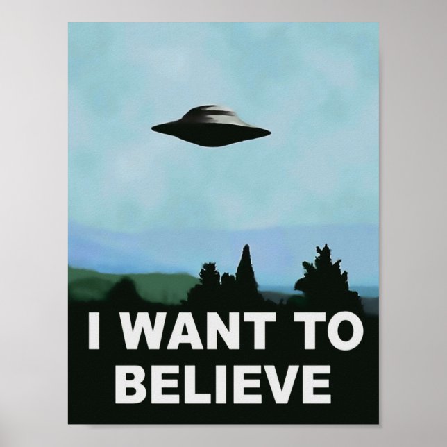 Jag vill tro på xfiles poster (Framsidan)
