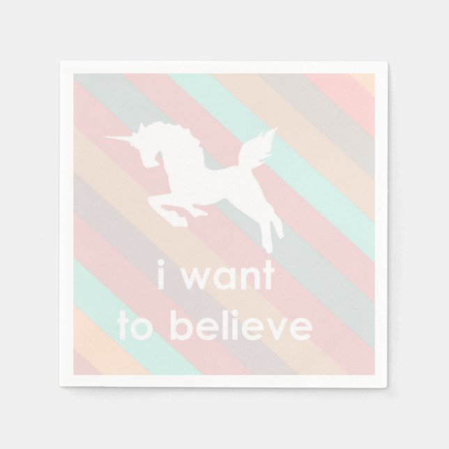 Jag vill tro pappersservett (Framsidan)