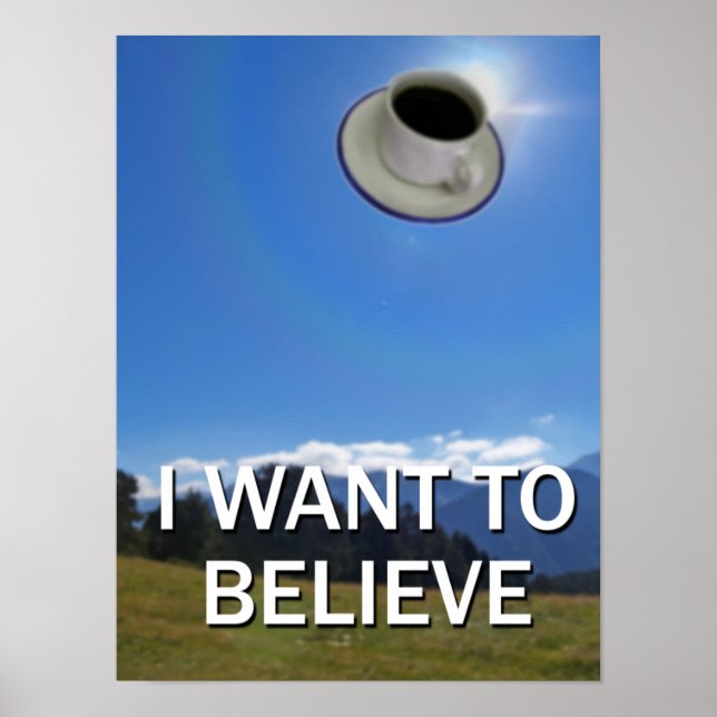 Jag vill tro Poster (Framsidan)
