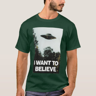 Jag vill tro rolig t shirt