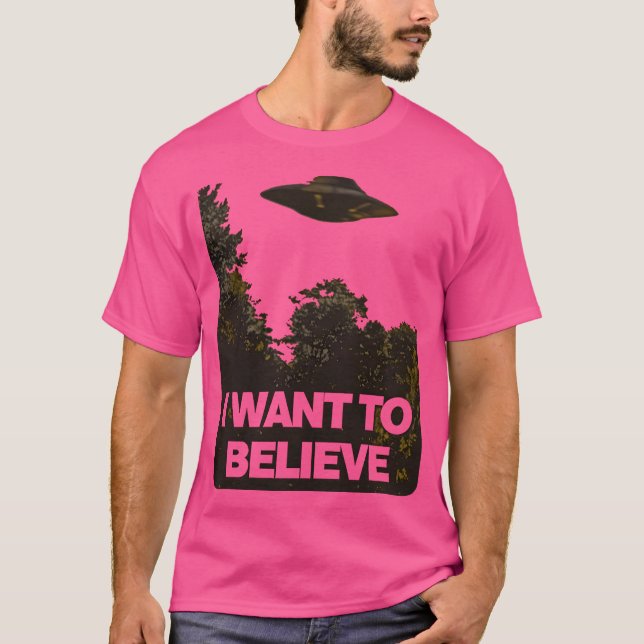 Jag vill tro t shirt (Framsida)