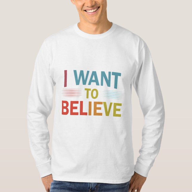 JAG VILL TRO T SHIRT (Framsida)