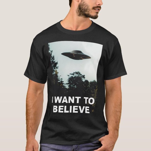Jag vill tro t shirt (Framsida)