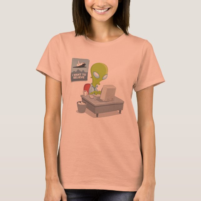 Jag vill tro tee shirt (Framsida)