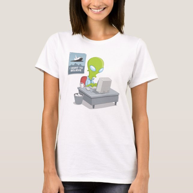 Jag vill tro tee shirt (Framsida)