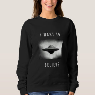 Jag Vill Tro Utomjording Ufo Jägare Flygande Vinta T Shirt