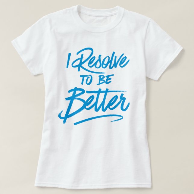 Jag vill vara bättre t shirt (Design framsida)