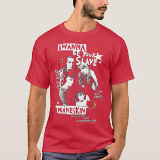 JAG VILL VARA DIN SLAVE MANESKIN 2 T SHIRT