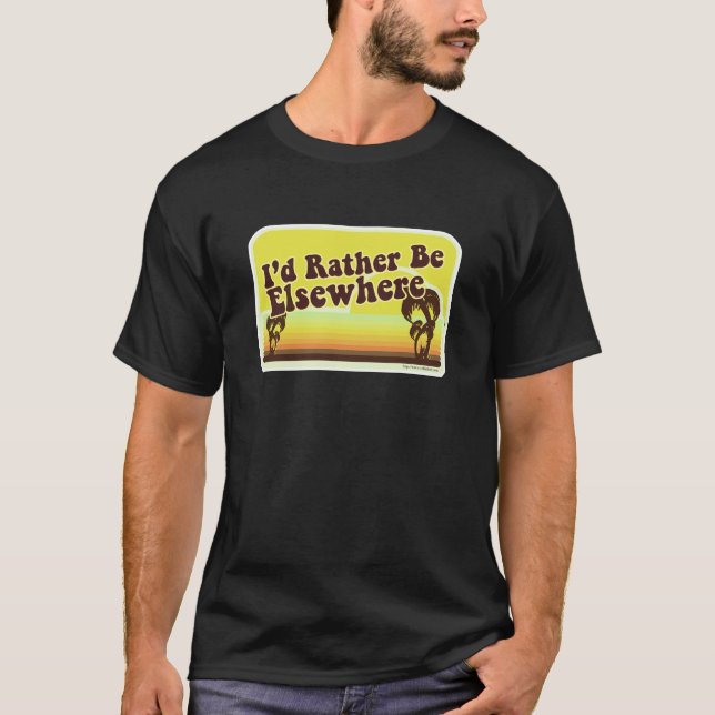 Jag vill vara Elsewhere Tee (Framsida)