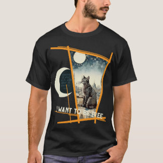Jag vill vara fri t shirt