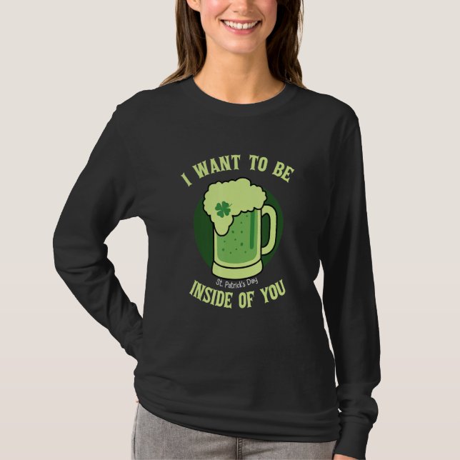 Jag vill vara insida för dig som är Mugg St. Patri T Shirt (Framsida)