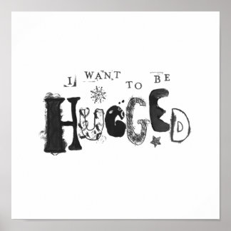 Jag vill vara jättefin poster