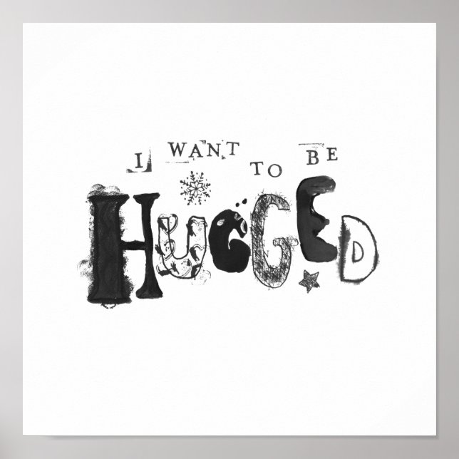 Jag vill vara jättefin poster (Framsidan)