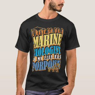 Jag vill vara marinbiolog t shirt