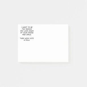 Jag vill vara orsaken post-it block