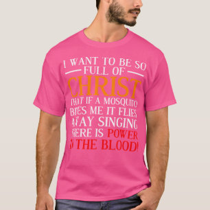 Jag vill vara så Fullt av Kristus finne Christian T Shirt