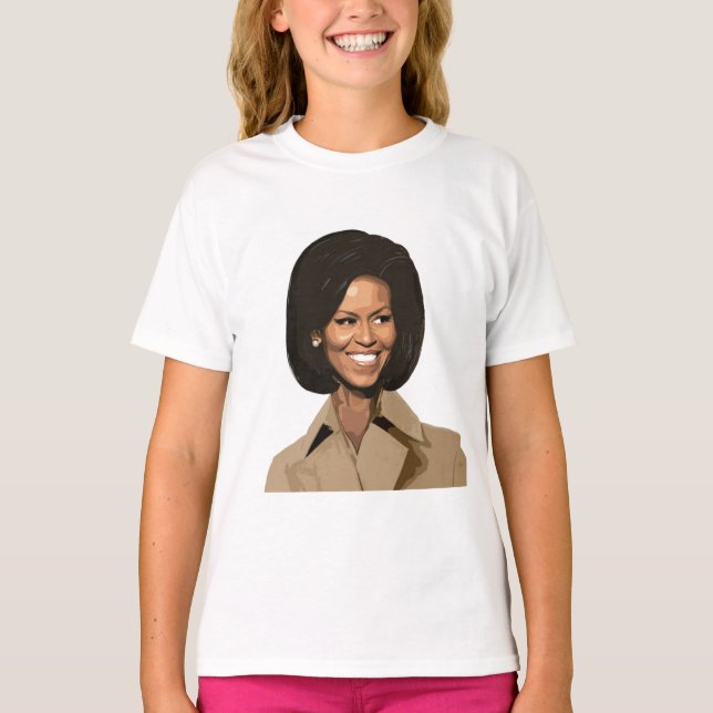 Jag vill vara som Michelle! T-shirt (Framsida)