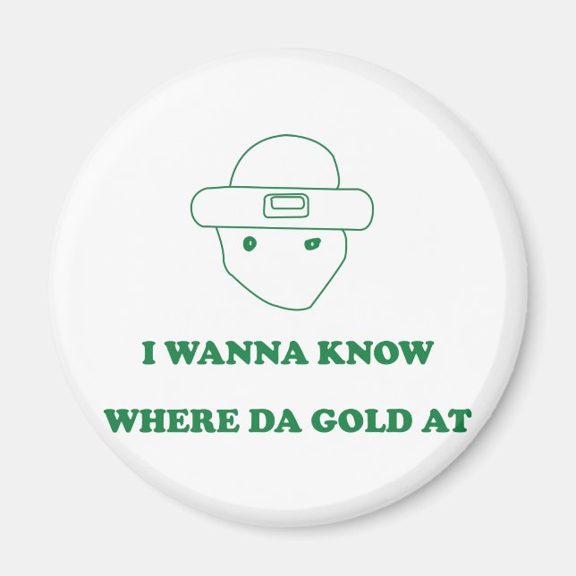 Jag vill veta var Da Guld ligger Magnet (Framsidan)