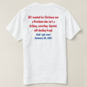 Jag ville bara ha en ny president t shirt