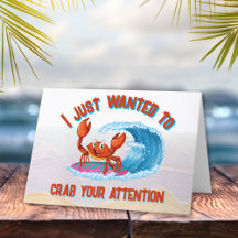 Jag ville bara krabba din uppmärksamhet