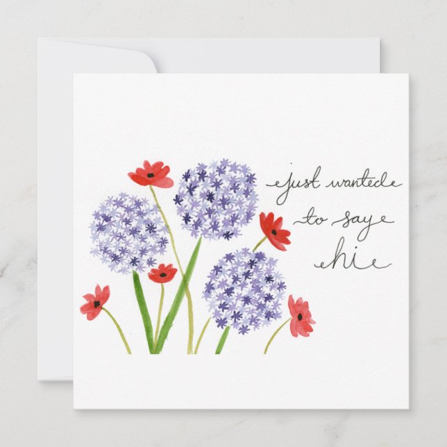 Jag ville bara säga hej (Framsida)