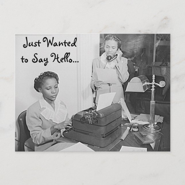 Jag ville bara säga Hej Postcard Vykort (Framsida)