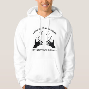Jag ville bli en juggler hoodie