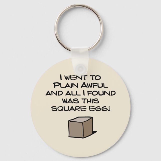 Jag ville tala Hemskt ... Nyckelring (Framsida)