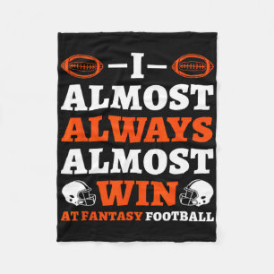 Jag Vinner Nästan Alltid Nästan I Fantasy Football Fleecefilt