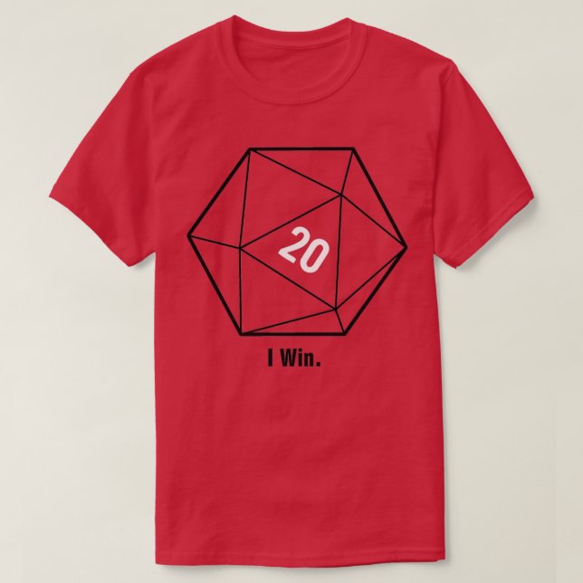 Jag vinner t shirt (Design framsida)
