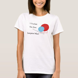 Jag virkar dig den direkt roliga virkningdesignen tee