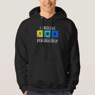 Jag virkar garn med jämna mellanrum Kemist Stickni Hoodie