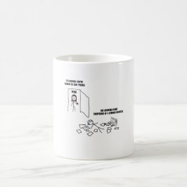 Jag visar tydliga symtom på sjukdom kaffemugg