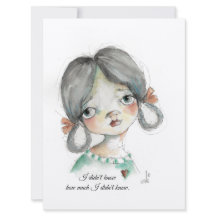 Jag visste inte - ett vanligt framskjutet kort