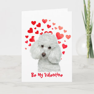 Jag Voff Förälskar Mig I Dig Pudel Hund Valentine Helgkort
