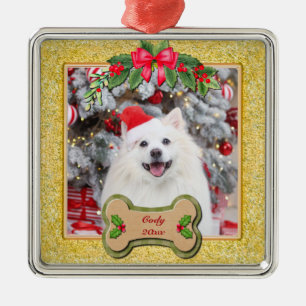 Jag Voffar Dig En God Jul Personlig Hund Gåva Julgransprydnad Metall