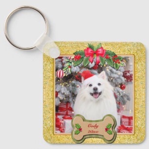 Jag Voffar Dig En God Jul Personlig Hund Gåva Nyckelring