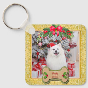 Jag Voffar Dig En God Jul Personlig Hund Gåva Nyckelring