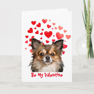 Jag Voffar kärlek till dig Chihuahua Pomeranian Hu Helgkort