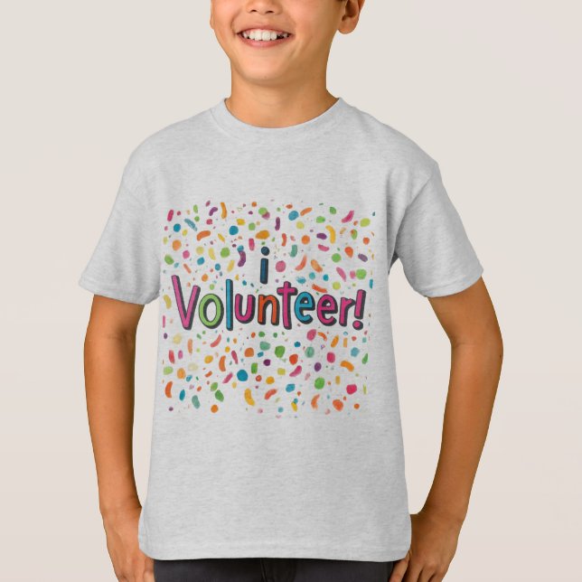 Jag Volunteer T Shirt (Framsida)